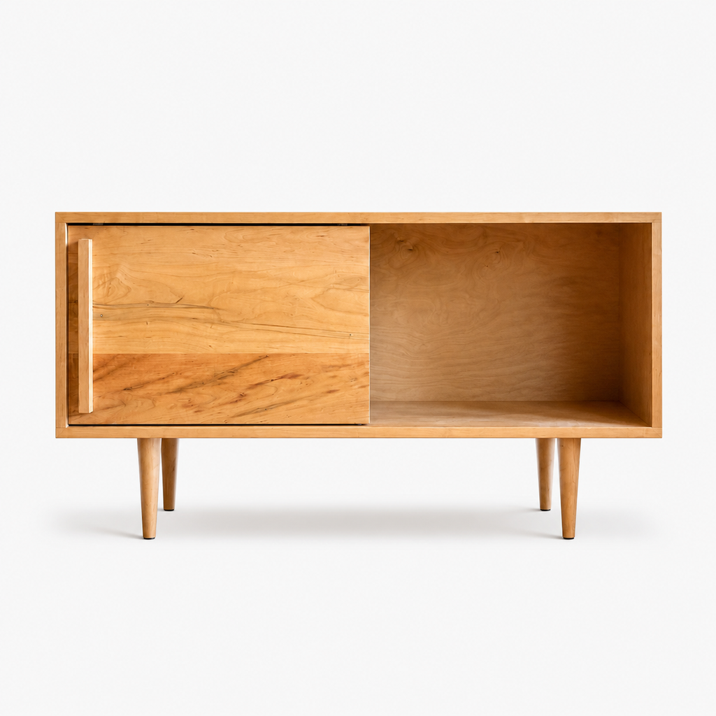 Whitewater Refurbished Maple Media Console on a neutral background