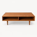Oxelaand Solid Cherry Coffee Table on a neutral background