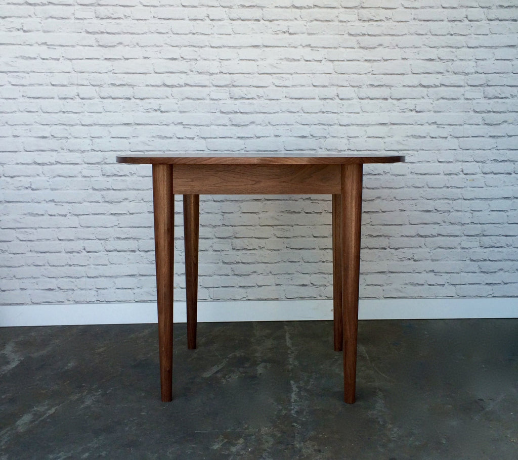 Watson Round Walnut Dining Table — detail view 1
