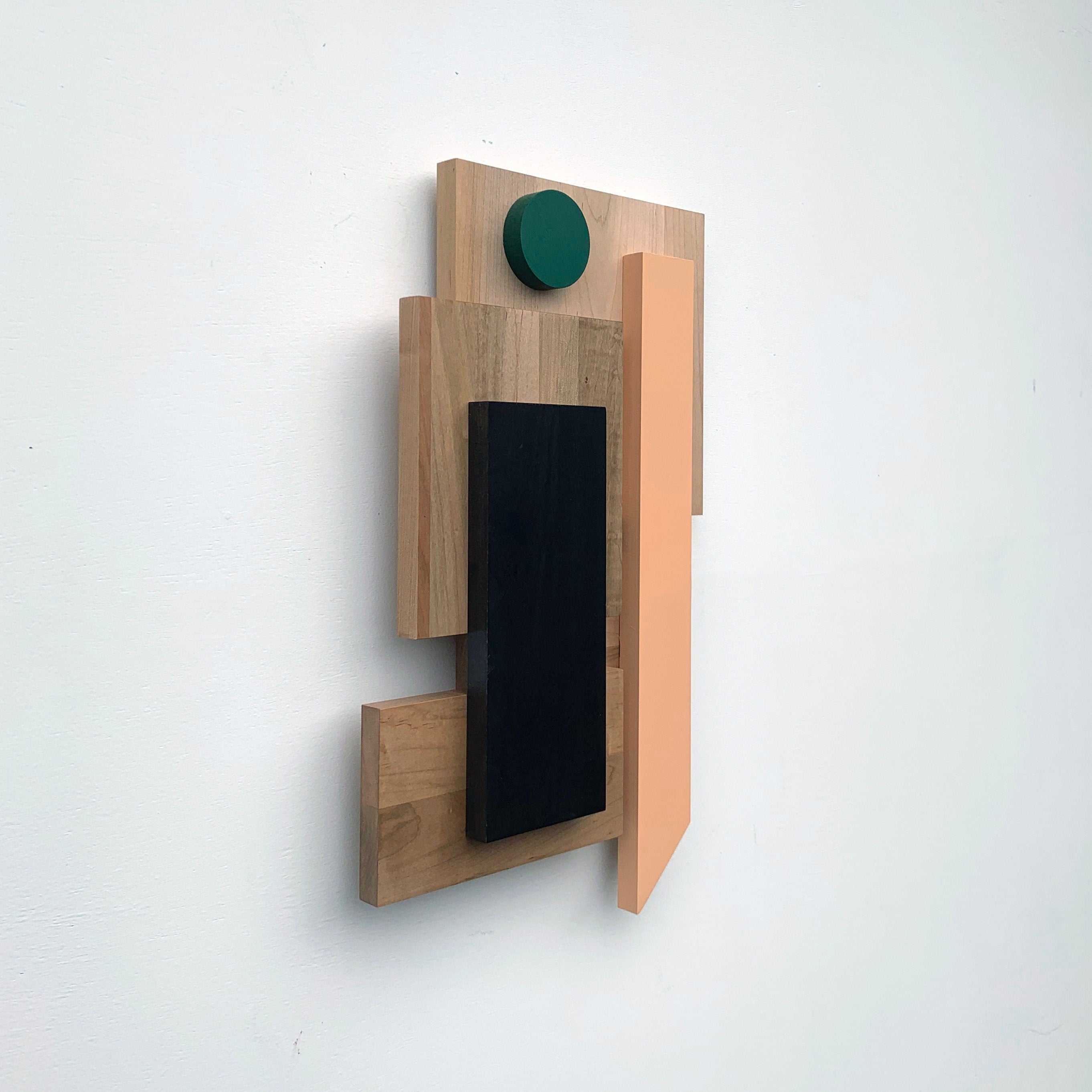 Geometric Wood Wall Art — detail view 1