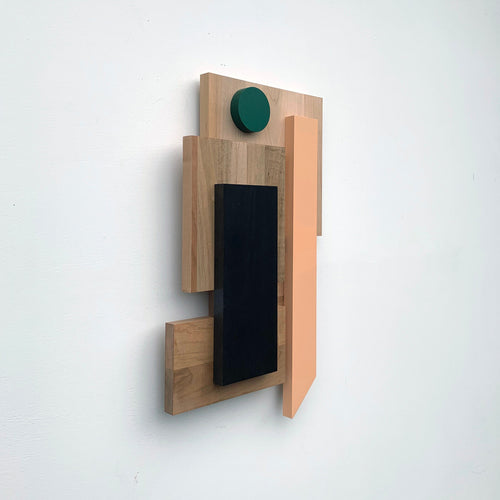 Geometric Wood Wall Art — detail view 1
