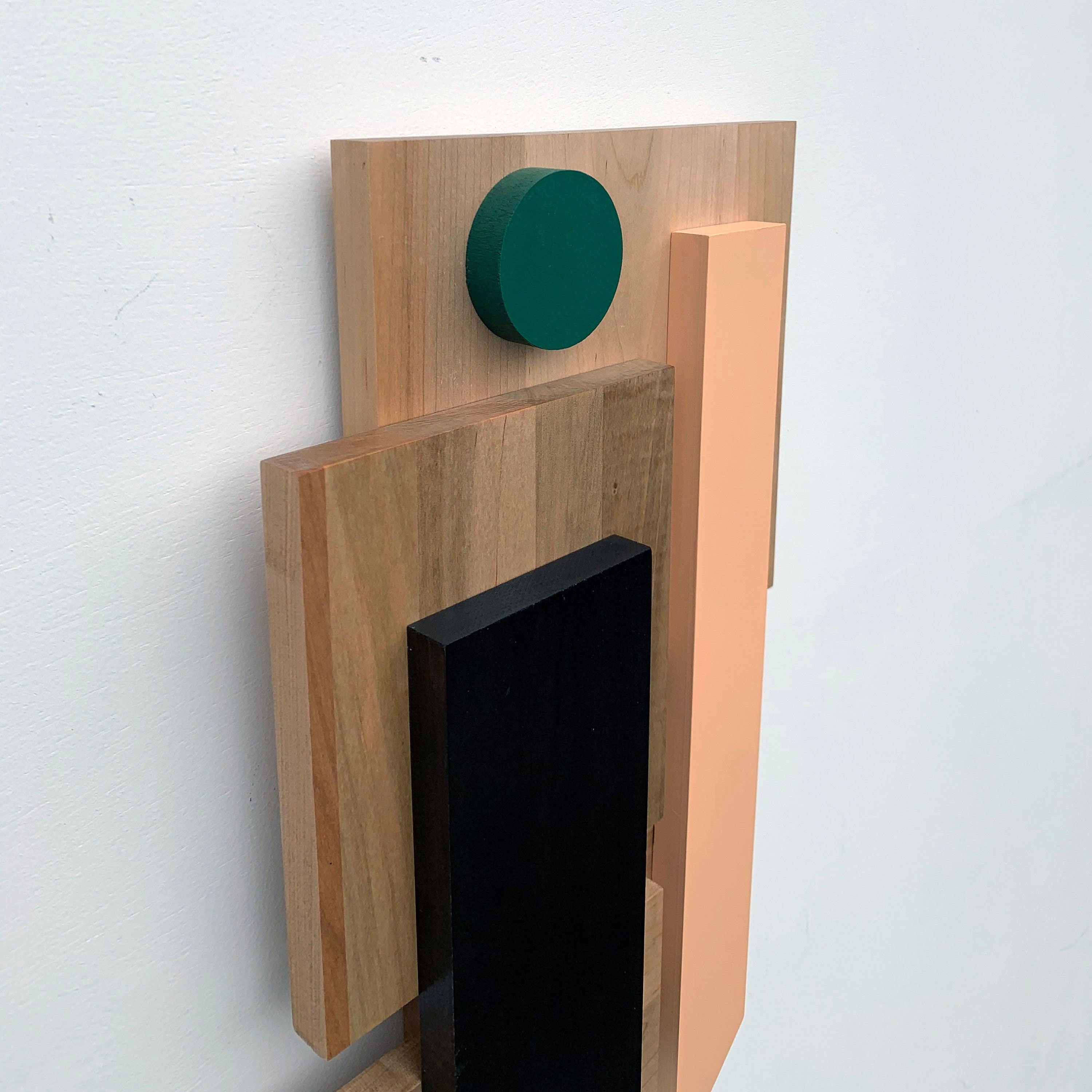 Geometric Wood Wall Art — detail view 3