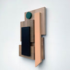Geometric Wood Wall Art — detail view 2