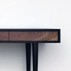Bloom Ebony and Walnut Console Table — detail view 2