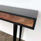 Bloom Ebony and Walnut Console Table — detail view 5