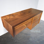 Floating Walnut and Cherry Console — detail view 4