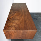 Floating Walnut and Cherry Console — detail view 2