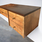 Floating Walnut and Cherry Console — detail view 3