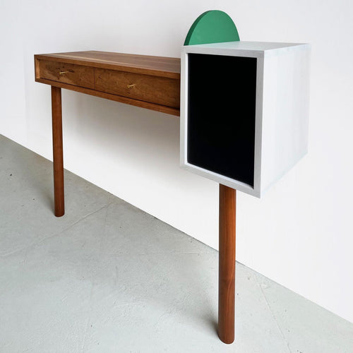 Ferris Mixed-Material Console Table — detail view 1