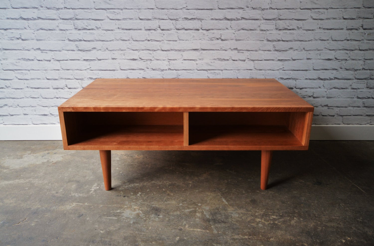 Oxelaand Cherry Coffee Table with Drawers — detail view 4