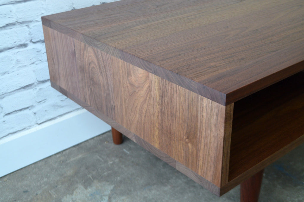 Oxelaand Solid Walnut Coffee Table — detail view 2