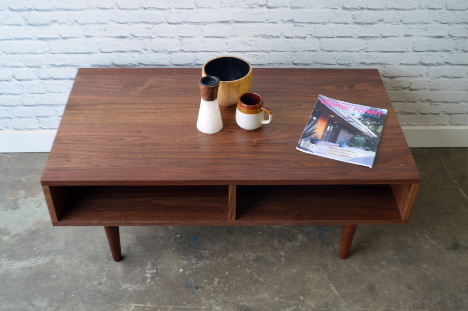 Oxelaand Solid Walnut Coffee Table — detail view 1