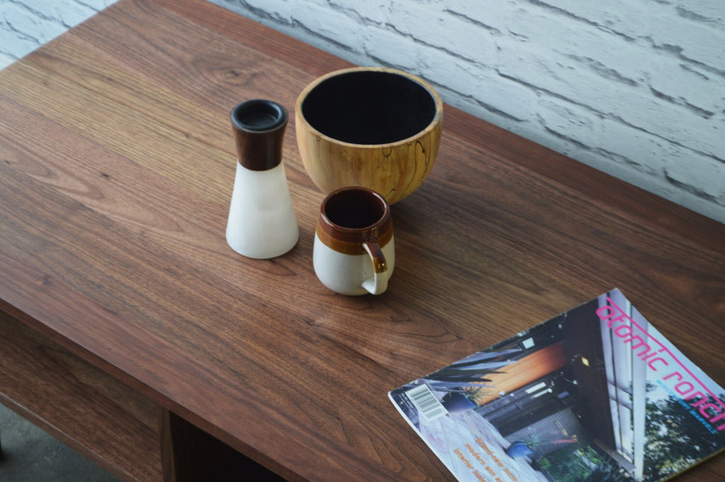 Oxelaand Solid Walnut Coffee Table — detail view 4