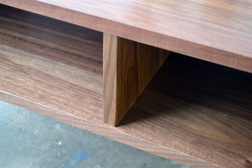 Oxelaand Solid Walnut Coffee Table — detail view 3