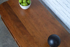 Oxelaand Rounded Cherry Coffee Table — detail view 2