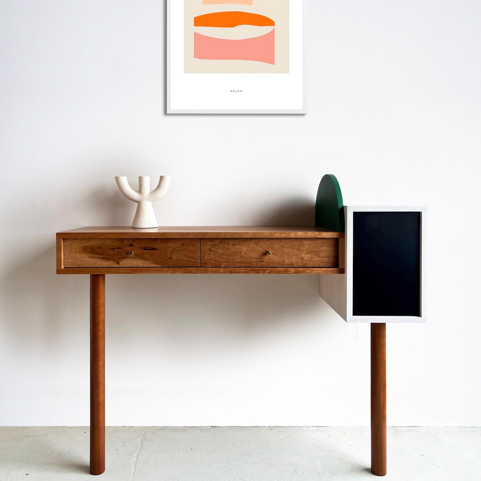 Ferris console table in a quiet interior